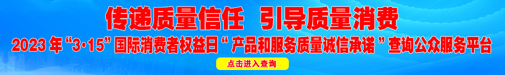 2023年“3·15”國際消費(fèi)者權(quán)益日“產(chǎn)品和服務(wù)質(zhì)量誠信承諾”查詢公眾平臺