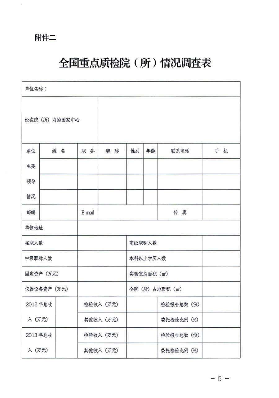 中國質(zhì)量檢驗協(xié)會《關(guān)于召開全國重點質(zhì)檢院（所）長聯(lián)席會的通知》